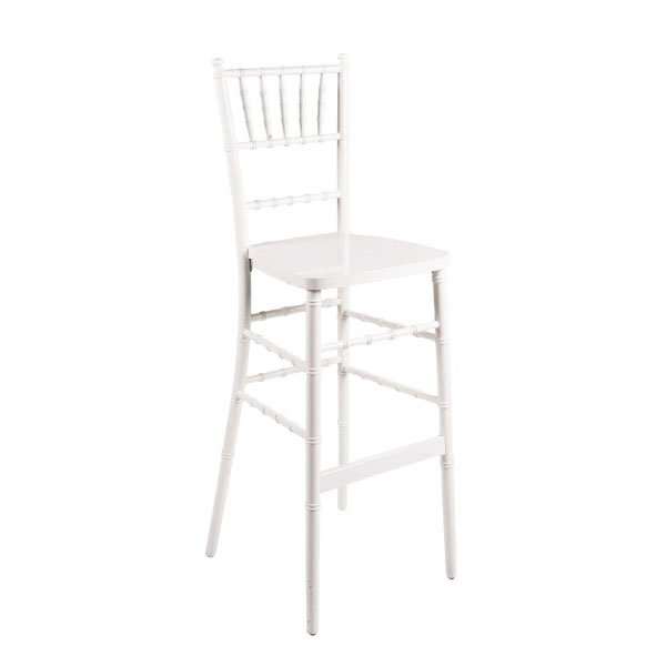white chiavari chair bar stool rental