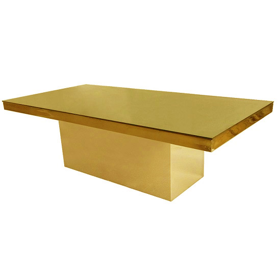 mirage solid gold table