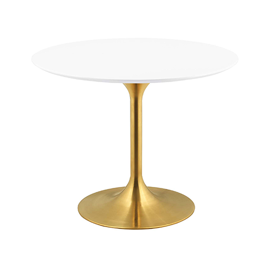 tulipe dining table in white