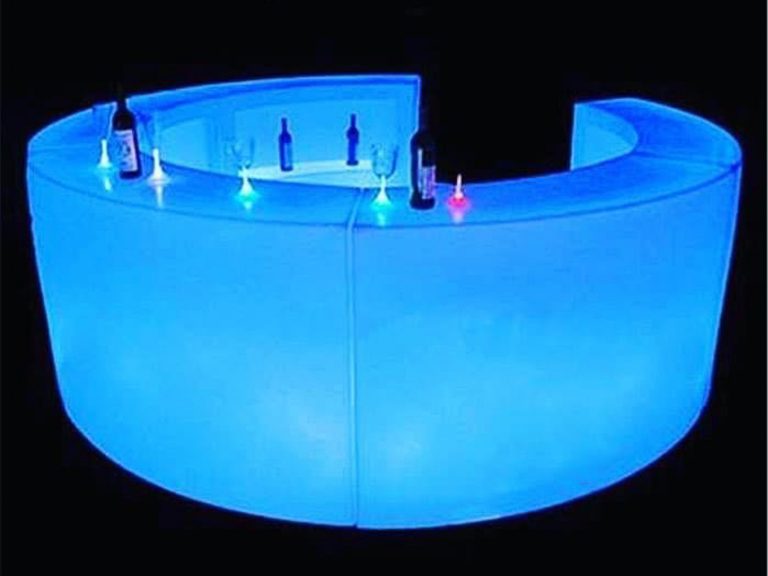 led glowing bar rentals