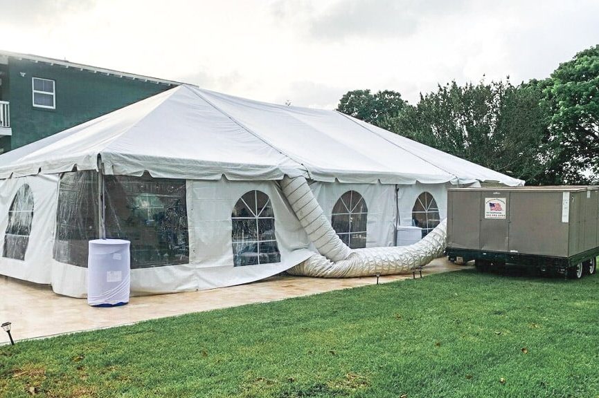 air conditioned tent