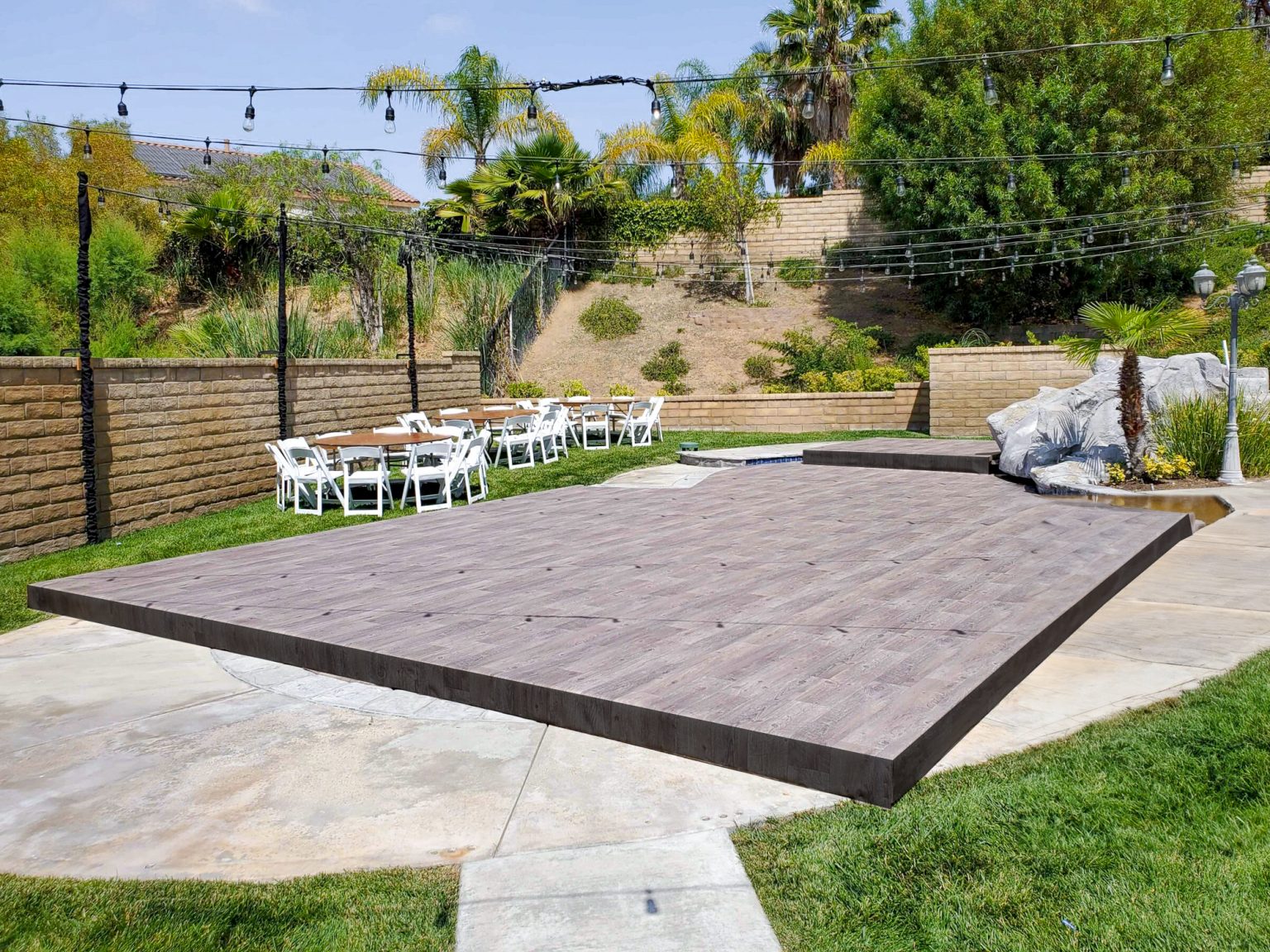 Pool Cover Dance Floor Rentals Happy Party Rental Miami