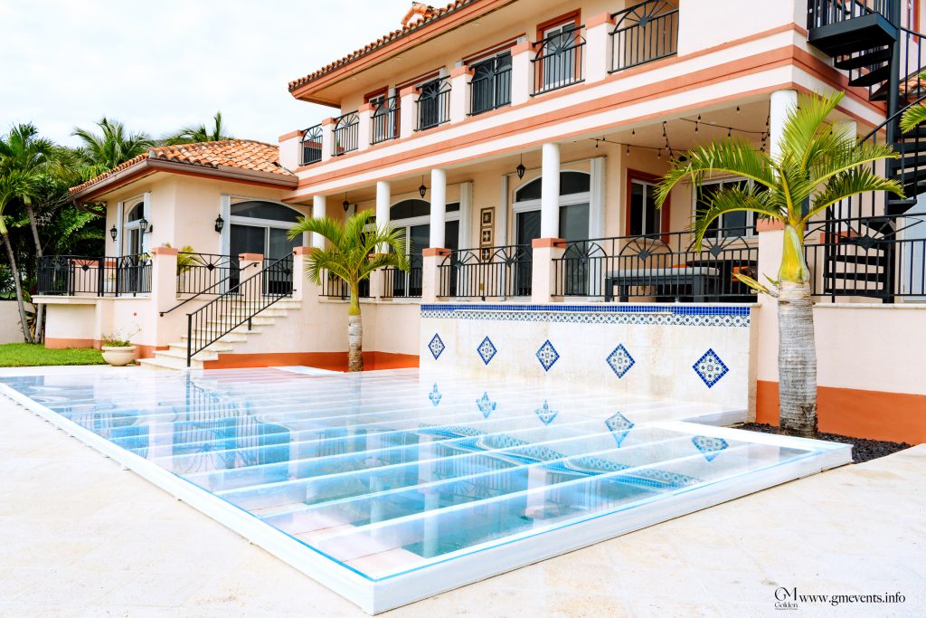 pool cover dance floor rentals in miami