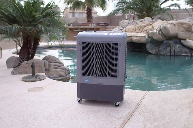 evaporative cooler for events