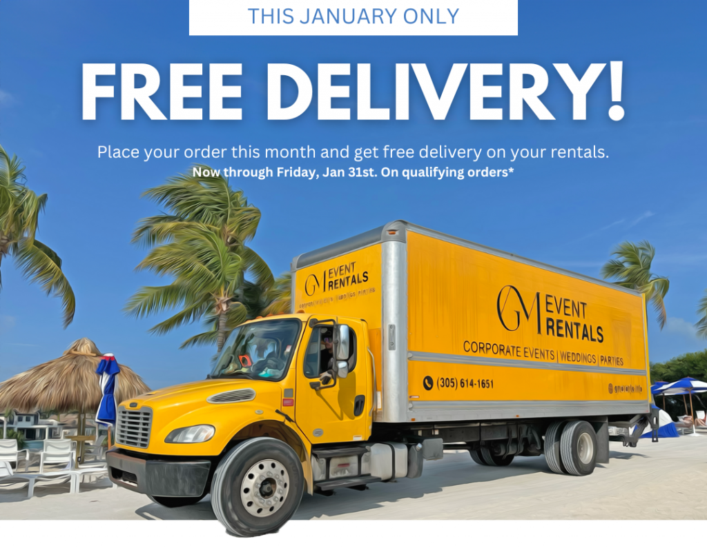 Party Rental Miami For Your Event | Get A Quote Today!