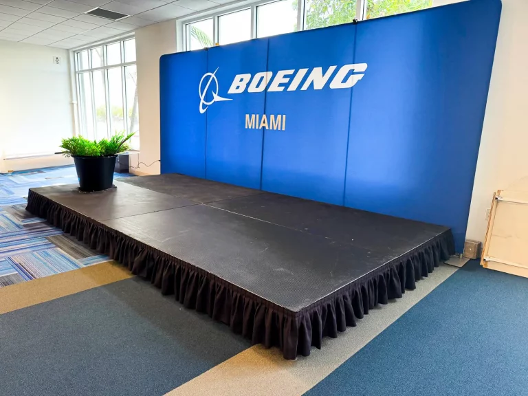 corporate event stage miami