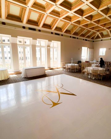 wedding dance floor wrap